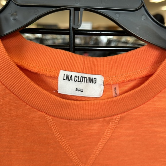 💥 LNA Curved Tank Tangerine NWT - Picture 4 of 5